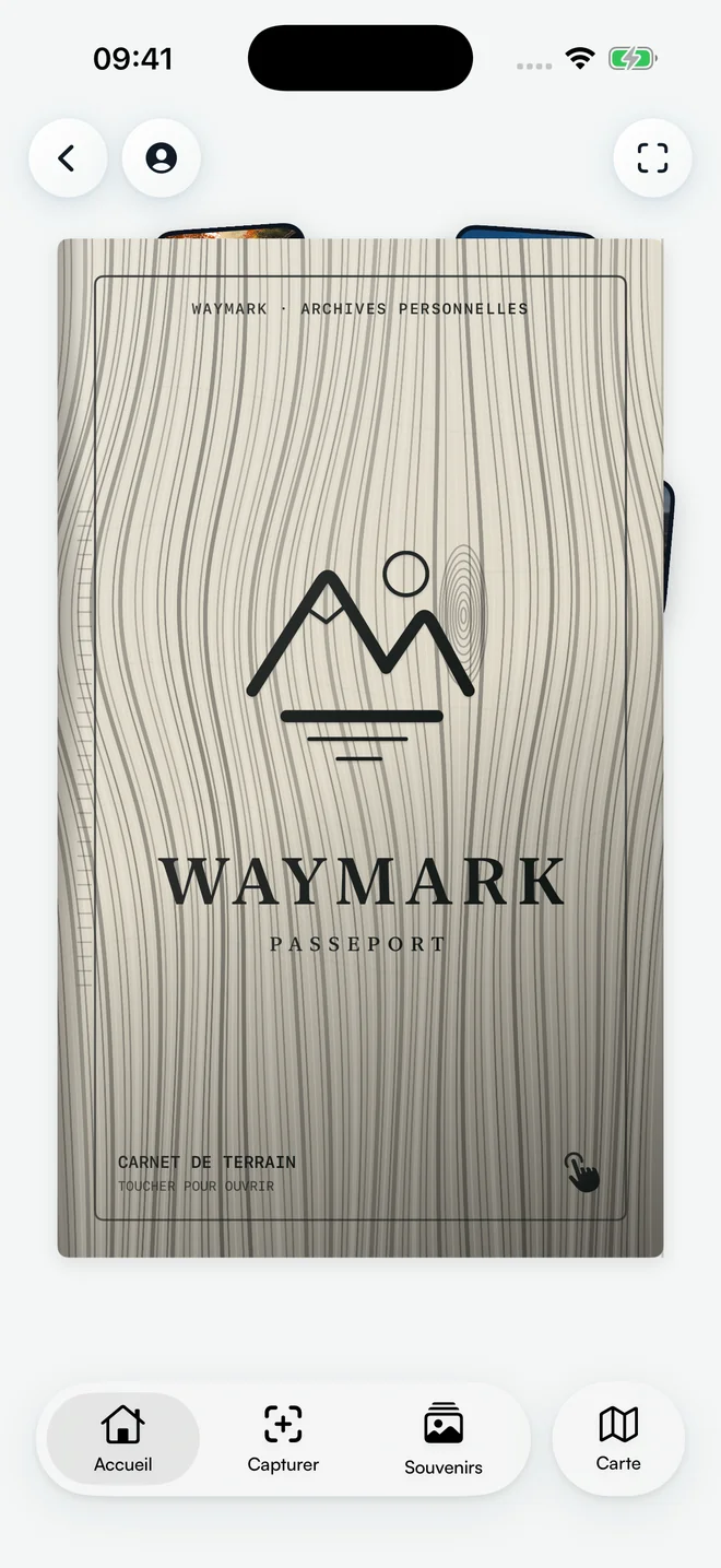 Le passeport personnel Waymark et sa couverture de voyage